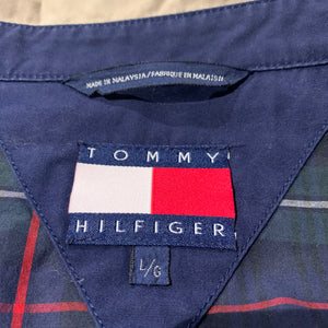 90s/TOMMY HILFIGER/Plaid Lining Swing Top/ size L