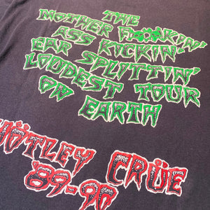 80s Motley Crue×Pushhed/Dr.Feelgood Touer Tee
