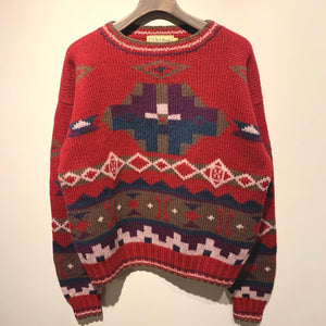 L.L.Bean/Wool Knit Sweater/ size M
