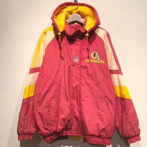 STARTER/NFL Red Skins Nylon Padding Jacket/ size L