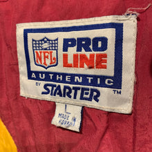 画像をギャラリービューアに読み込む, STARTER/NFL Red Skins Nylon Padding Jacket/ size L
