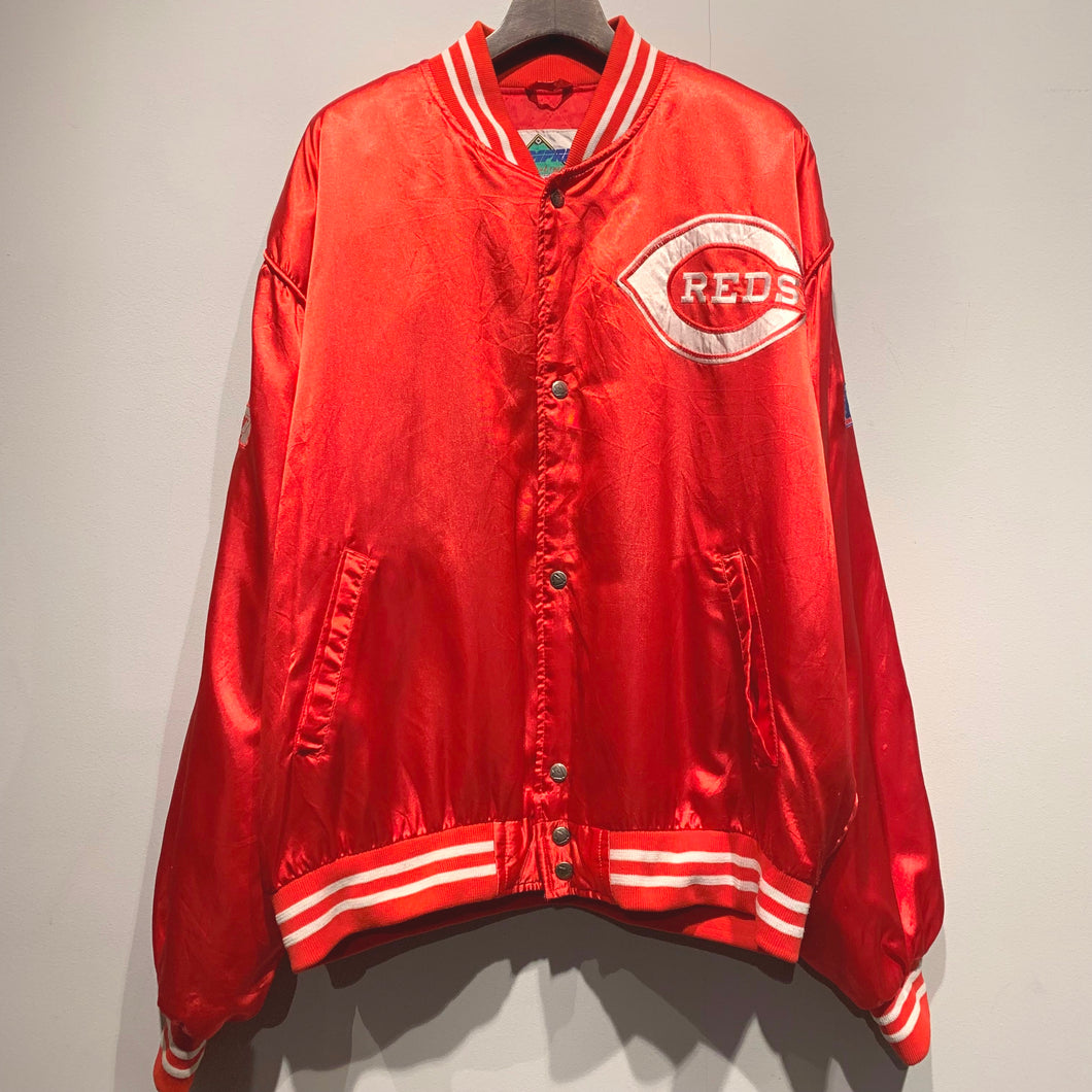 Campri Teamline/MLB Cincinnati Reds Satin Varsity Jacket/ size XL