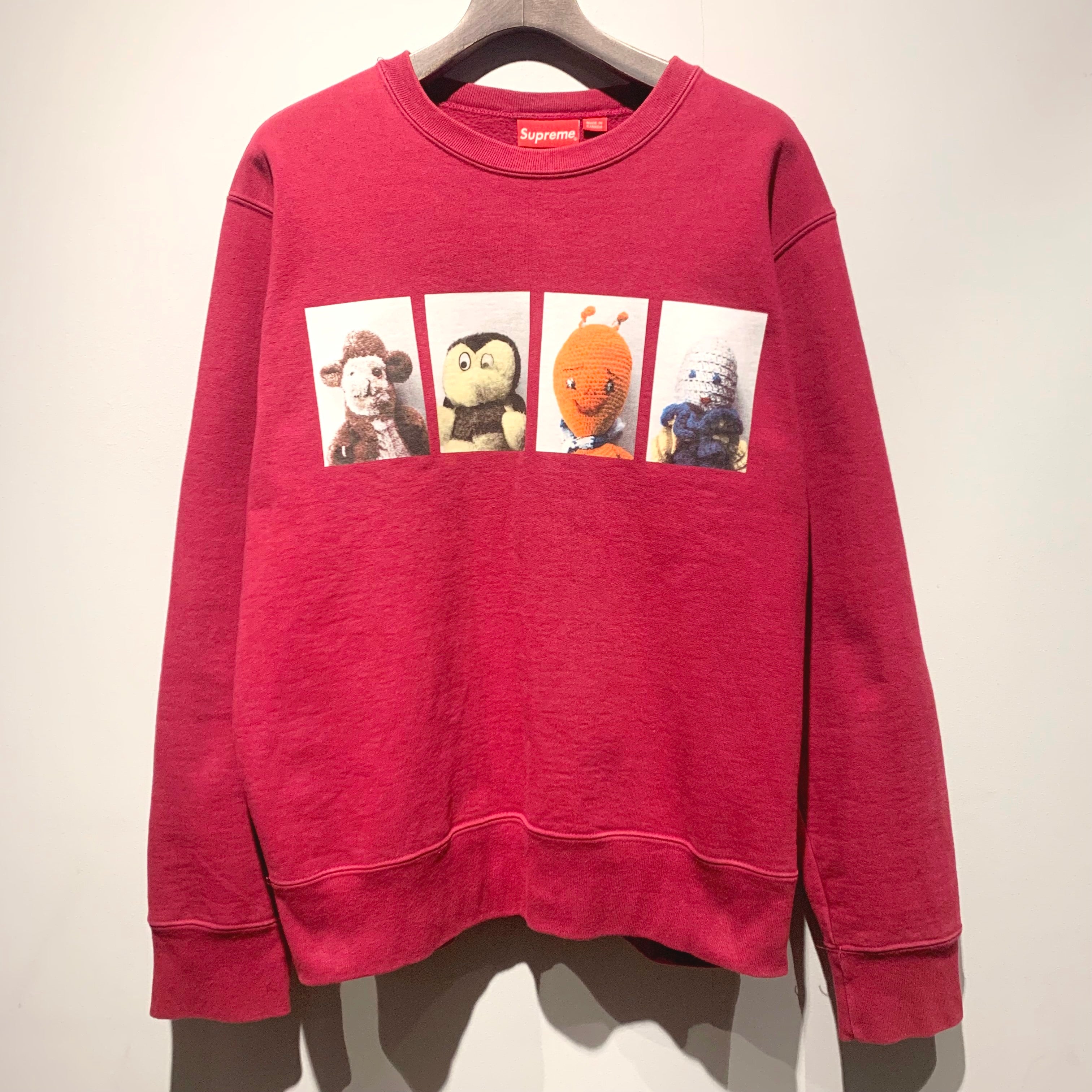 SUPREME/18AW Mike Kelley Ahh Youth! crewneck sweatshirt/ size M 