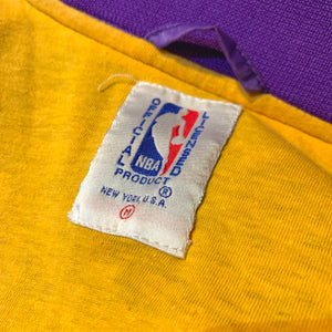 90s NBA/LOS ANGELES LAKERS Nylon Varsity Jacket/ size M