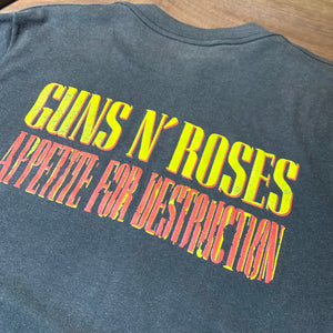 1988 GUNS N' ROSES "APPETITE FOR DESTRUCTION" T-Shirt/MADE IN USA/ size L