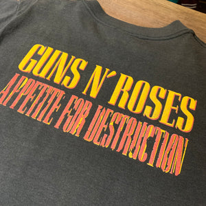 1987 GUNS N' ROSES "APPETITE FOR DESTRUCTION" T-Shirt/MDE IN USA/ size L