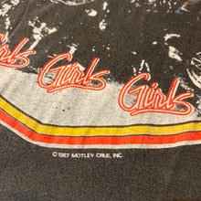 画像をギャラリービューアに読み込む, 80s MOTLEY CRUE/&quot;Girls,Girls,Girls&quot; T-Shirt
