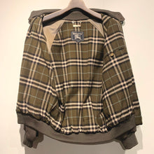 画像をギャラリービューアに読み込む, Burberrys/Lining Nova Check Wool Harrington jacket/ size S
