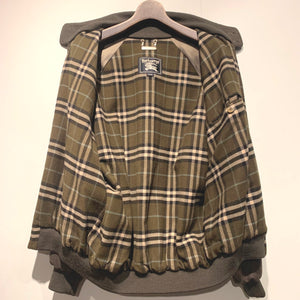 Burberrys/Lining Nova Check Wool Harrington jacket/ size L