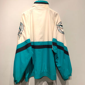 STARTER/MLB Florida Marlins Half Zip Nylon Pullover Jacket/ size XXL