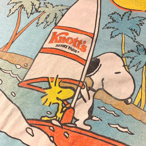 70s COMIC RELIEF/Knott's BERRY FARM SNOOPY TEE/MADE IN USA