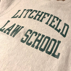 90s Champion/"LITCHFIELD LAW SCHOOL"Reverse Weave/MADE IN USA/ size M
