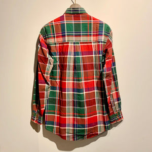 90s/Burberrys/MADE IN USA/madras check L/S shirt/size S