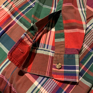 90s/Burberrys/MADE IN USA/madras check L/S shirt/size S