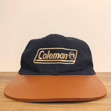 画像をギャラリービューアに読み込む, 90s Coleman/Leather Brim Cap
