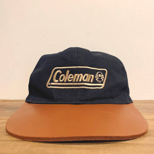 90s Coleman/Leather Brim Cap