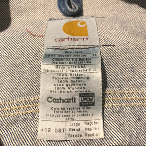 Carhartt/Denim Jacket/MADE IN USA/ size L