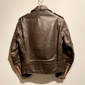 70s/Schott Bros/One Star/double riders jacket/size 36/brown/TALON