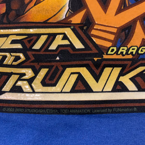 DRAGON BALL Z/2003 Official DEADSTOCK/VEGETA&TRUNKS T-Shirt/ size XL