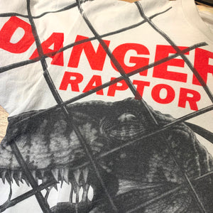 1993 JURASSIC PARK/"RAPTOR AREA TEE"/MADE IN USA/ size XL
