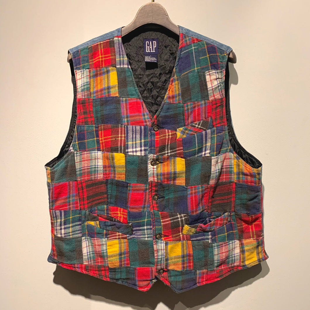 OLD GAP/Patchwork Vest/ size L