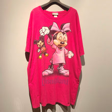 画像をギャラリービューアに読み込む, DISNEY/Minnie Mouse T-Shirt One Piiece Dress/MADE IN USA/ size one
