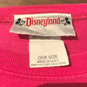 DISNEY/Minnie Mouse T-Shirt One Piiece Dress/MADE IN USA/ size one