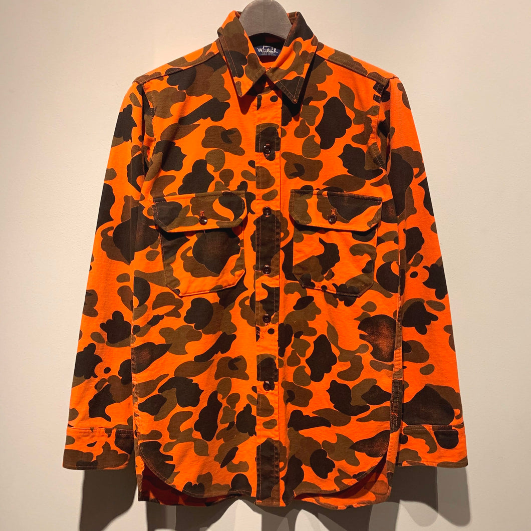 WOOLRICH/CAMO L/S Shirt/MADE IN USA/ size S