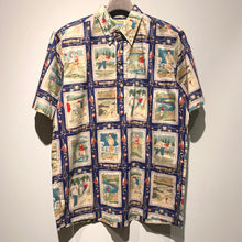 画像をギャラリービューアに読み込む, Reyn Spooner/golf pattern BD pullover Shirt/ size M
