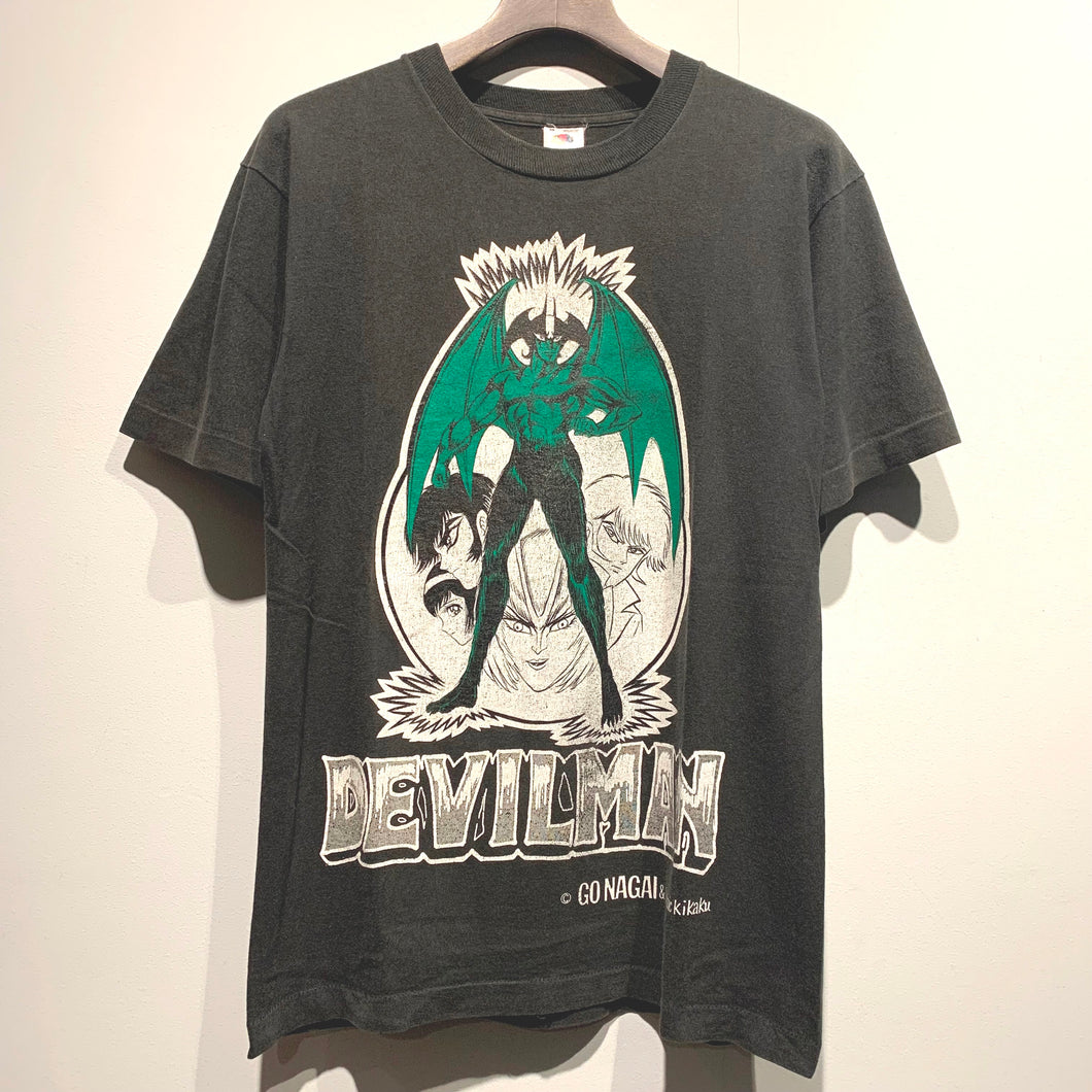 80s DEVILMAN/T-Shirt/ size M