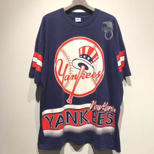 90s SALEM/"NEW YORK YANKEES T-Shirt"/MADE IN USA/ size XL