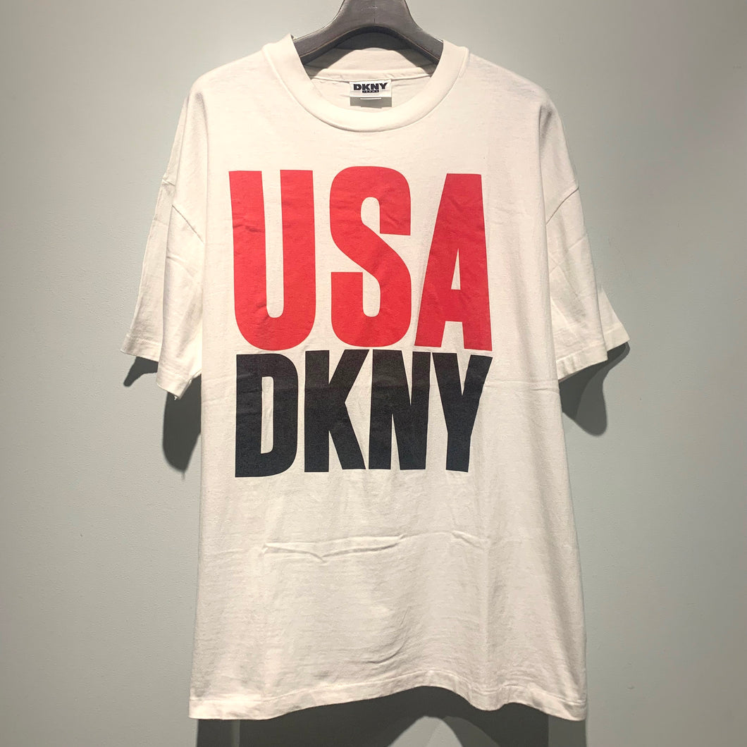90s DKNY JEANS/USA Tee/MADE IN USA/ size one