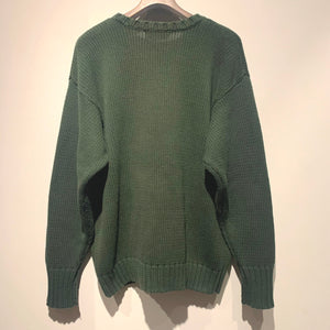 90s WARNER BROS/Tasmanian Devil Stars and Stripes Cotton Knit sweater/ size L