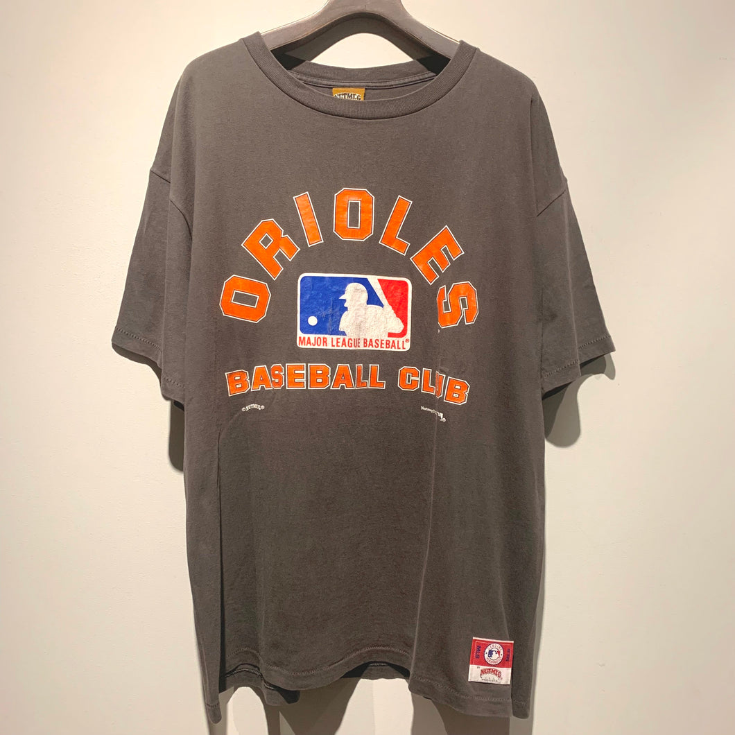 90s NUTMEG/Baltimore Orioles MLB T-SHIRT/MADE IN USA/ size L