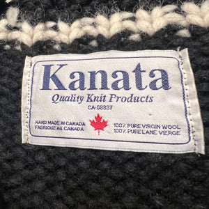 Kanata/"Skull Cowichan Knit Vest"/MADE IN CANADA