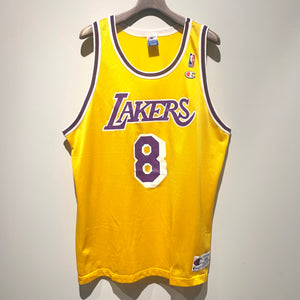 90s champion/LOSANGELES LAKERS #8 KOBY BRYANT Basketball Jersey/ size 48