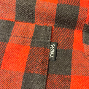 90s VISION STREET WEAR/ "Hooded Flannel Shirt"/MADE IN USA