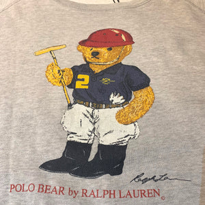 90s Ralph Lauren/"POLO BEAR SWEAT SHIRT/ size M