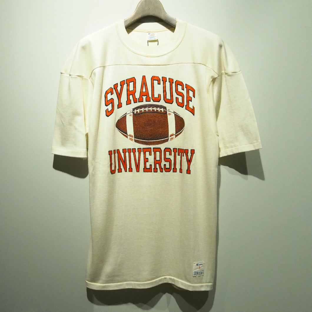 80s Champion/SYRACUSE UNIVERSITY/football shirt/Made in USA/size L