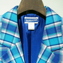画像をギャラリービューアに読み込む, PENDLETON/check tailored jacket -set up-/made in USA/ size P
