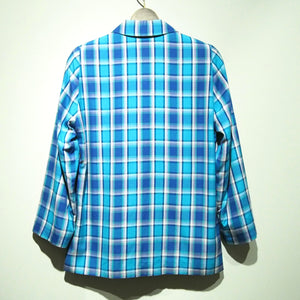 PENDLETON/check tailored jacket -set up-/made in USA/ size P