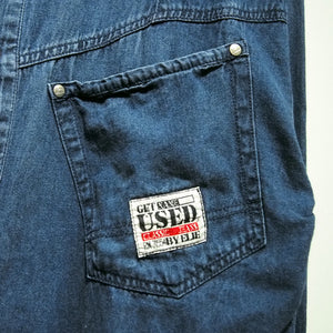 GET NAME USED CLASSIC JEANS BY ELIE/denim shirt/ size L